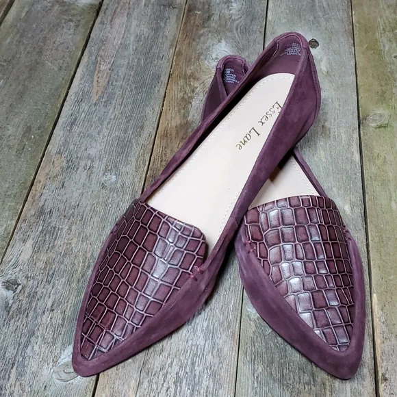 Essex Lane Shoes Nwot Essex Lane Elalenor 7m Deep Wine Suede